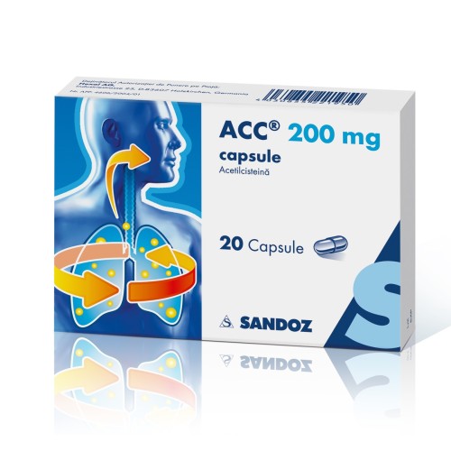 ACC, 200mg, 20 capsule (Sandoz)
