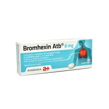 Bromhexin, 8 mg, 20 comprimate (Antibiotice SA)