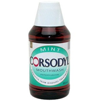 Corsodyl Mint apă de gură 0.2%, 300 ml (Haleon)