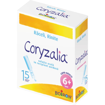 Coryzalia, soluţie orală în recipient unidoză, 15 unidoze (Boiron)