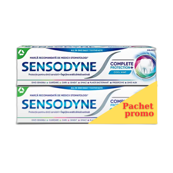 Sensodyne Pasta Dinti Complete Protection, 75ml, 1+ 1 50% reducere (Haleon)