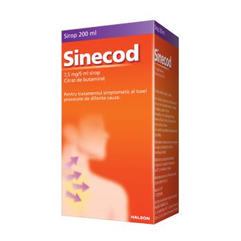 Sinecod 7,5mg/5ml sirop, 200ml (Haleon)
