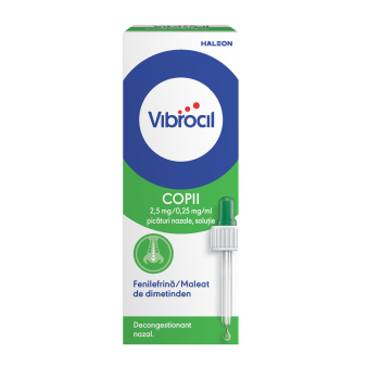 Vibrocil 2,5mg/0,25mg/ml picaturi nazale, 15ml (Haleon)