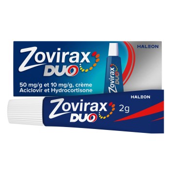 Zovirax Duo cremă, 50 mg/10 mg/g, 2 g (Haleon)