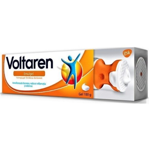 Voltaren Emulgel 11.6 mg/g gel tub cu aplicator, 100g, GSK